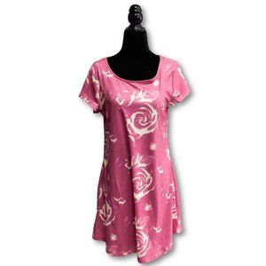 !NEW! Reborn Boutique Pink Rose Tunic Top, Size Small